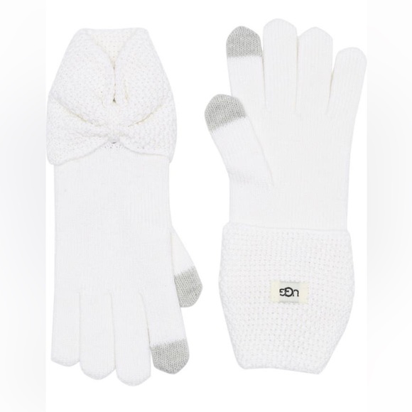 UGG Bow Tech Gloves - Picture 2 of 7